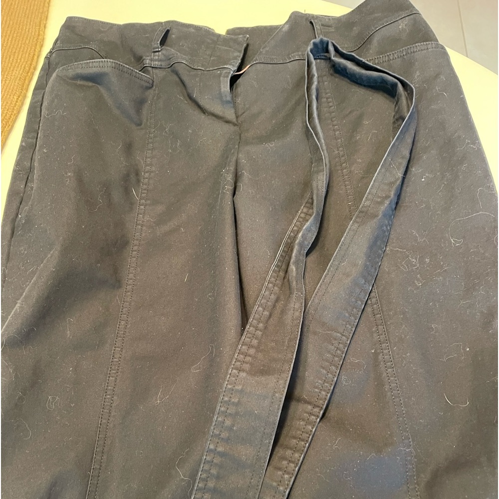 Boden High Waist, Paper Bag Waist Black Trousers. Size 14. Excellent condition.